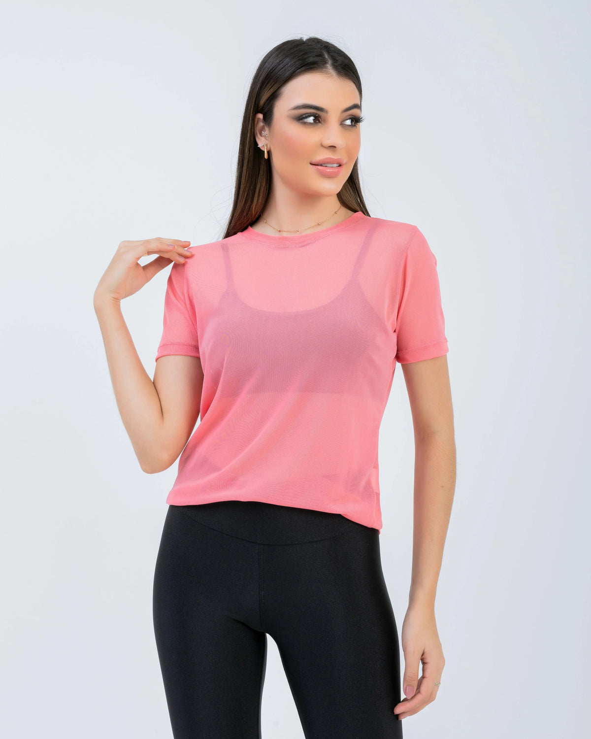Camiseta Fabíola rosa